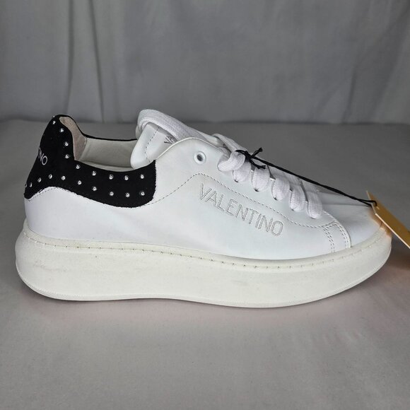 Valentino By Mario Valentino Shoes - Valentino by Mario Valentino Fresia Studs Leather Sneaker